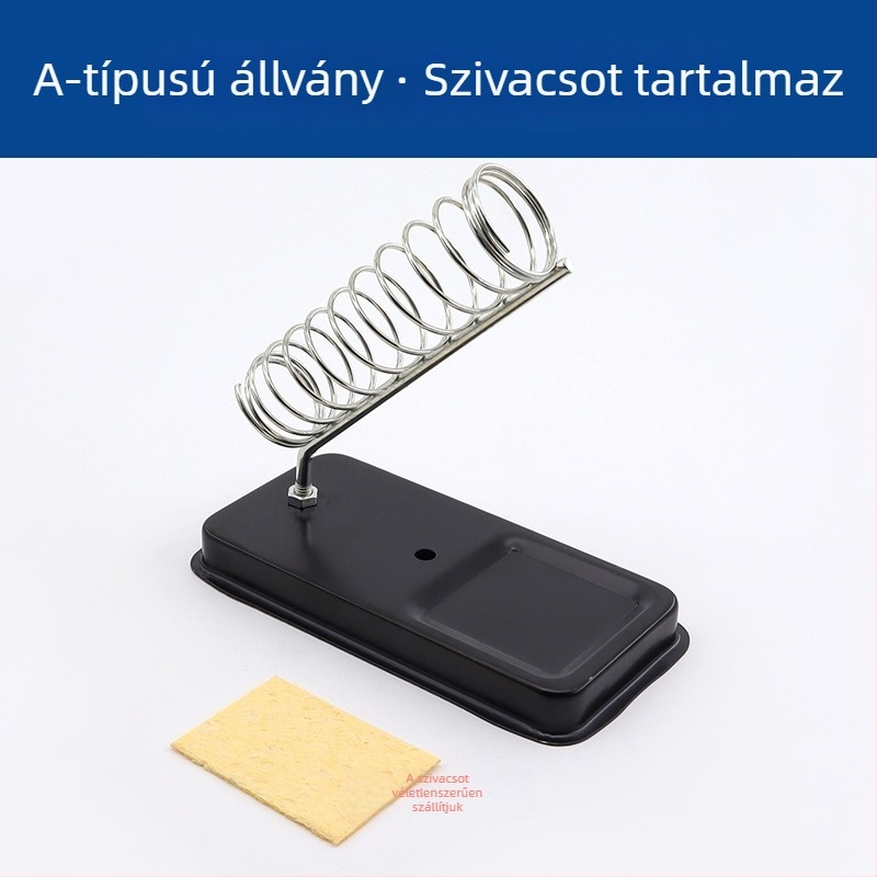 A-típusú forrasztópáka állvány, teljesen fém, magas hőállóságú, többször funkciójú ónvezető tartó