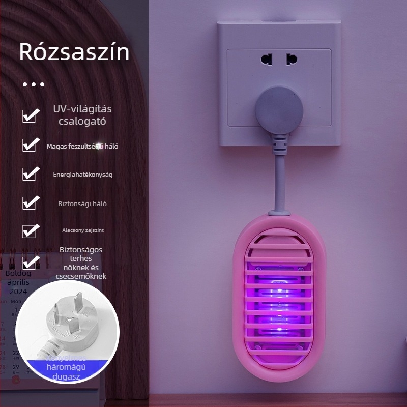 Okos elektromos szúnyog- és legyirtó lámpa otthoni és éttermi használatra, 10V, 1W, elektromos sokk