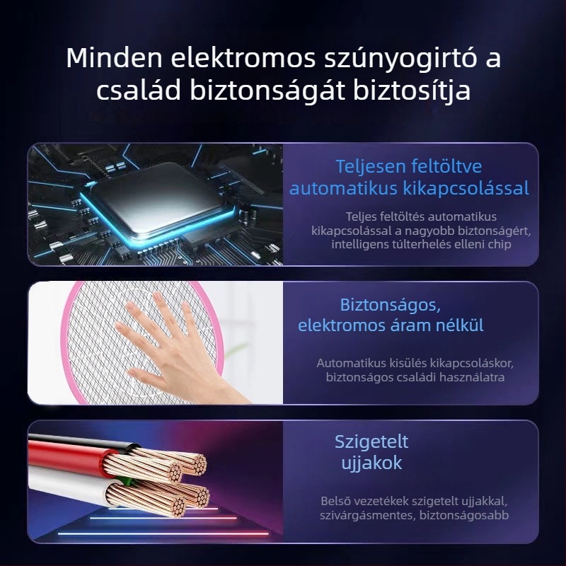 Elektromos szúnyogcsapó – Kétfunkciós szúnyogirtó lámpa, cserélhető elem, 12 órán felüli akkumulátoros üzemidő, fénycső