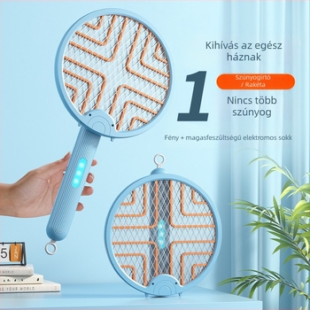 Összecsukható elektromos szúnyogcsapó LED-del, 4,2V, 2W, testreszabható