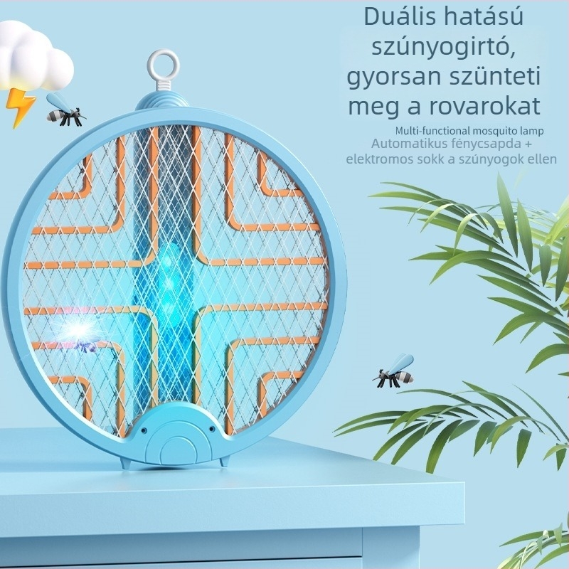 Összecsukható elektromos szúnyogcsapó LED-del, 4,2V, 2W, testreszabható