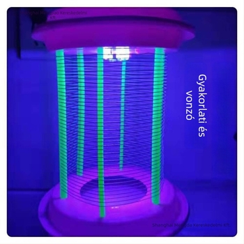 LED-es elektromos szúnyogirtó lámpa, 10 m²-ig terjedő lefedettséggel, kézi elektromos sokk a szúnyogok elpusztításához, beépített akkumulátor nélkül