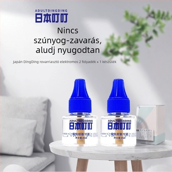 Elektromos szúnyogriasztó folyadék, 45 ml, illatmentes, beltéri használatra, megfelelő anyáknak és csecsemőknek