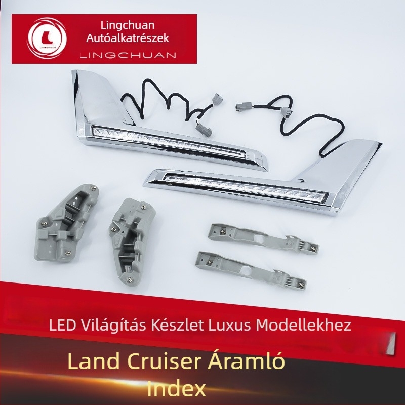 LED nappali világítás felújító készlet szekvenciális irányjelzővel Toyota Land Cruiser LC200 (2016–2020)