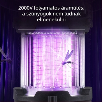 Wild Wolf Három az egyben kültéri LED szúnyogirtó lámpa – hordozható kempinglámpa, kinyitható kivitel