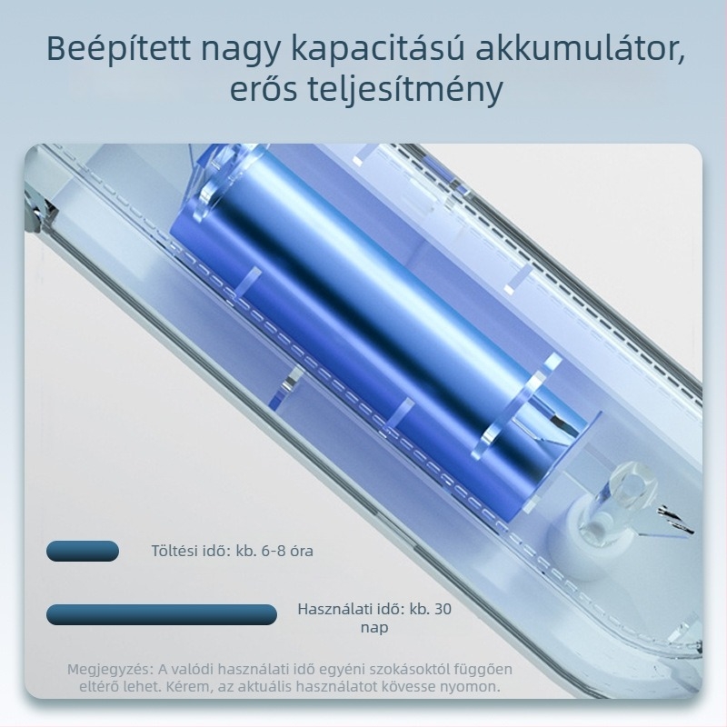 Kézi USB-töltésű elektromos szúnyogcsapó LED‑fény, ABS burkolat, 21-30㎡ lefedettség, 1001-1600 mAh akkumulátor, tűzálló kialakítás