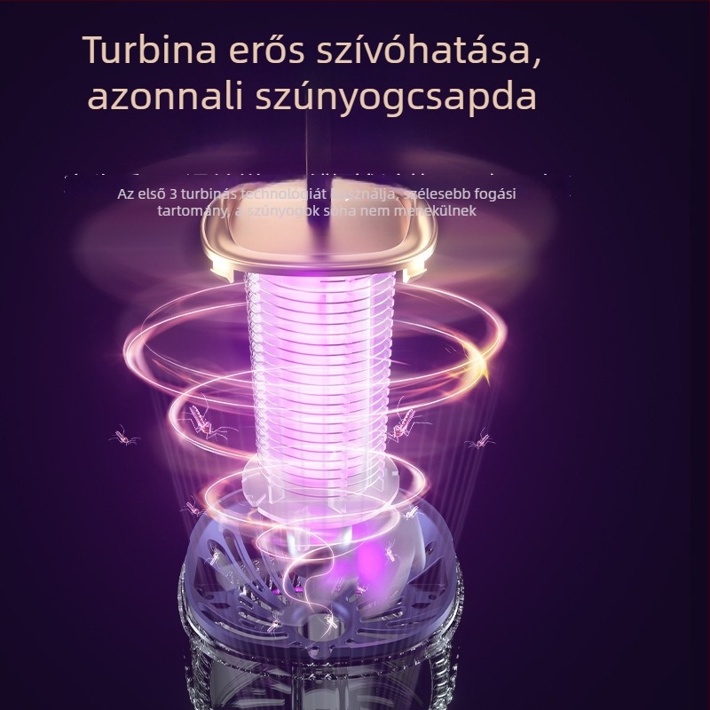 Új hordozható szúnyogirtó lámpa elektrosokkos megoldással – beltéri használatra és kempingezéshez