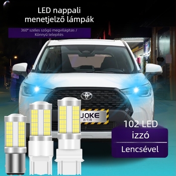 Univerzális LED nappali menetfény autókhoz, 1157/T20, kompatibilis 1156 és 3157