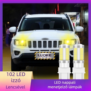 Univerzális LED nappali menetfény autókhoz, 1157/T20, kompatibilis 1156 és 3157
