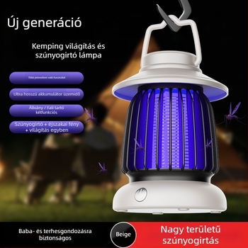 LED szúnyoggyilkos lámpa, többfunkciós kemping világítás kültéren, modell Yhc-003, Dages, 5V, 1.5W, testreszabás elérhető