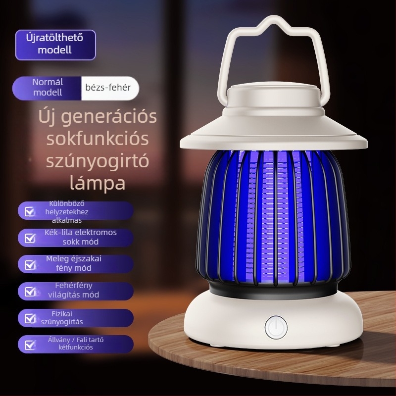 LED szúnyoggyilkos lámpa, többfunkciós kemping világítás kültéren, modell Yhc-003, Dages, 5V, 1.5W, testreszabás elérhető