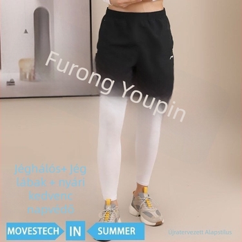 Gyermekeknek készült vádliprotektív szivacsos lábszárvédő leggings