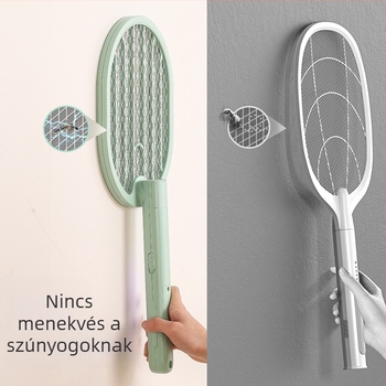 Összecsukható automata elektromos szúnyog- és légycsapó LED-jelzővel, USB-töltéssel, otthoni használatra