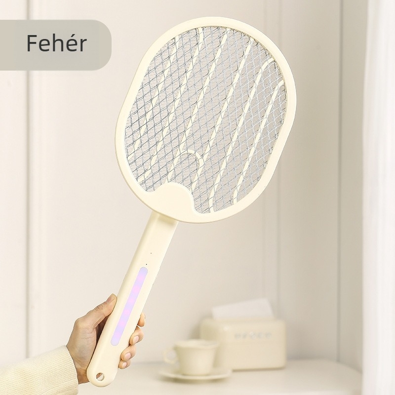 Összecsukható automata elektromos szúnyog- és légycsapó LED-jelzővel, USB-töltéssel, otthoni használatra