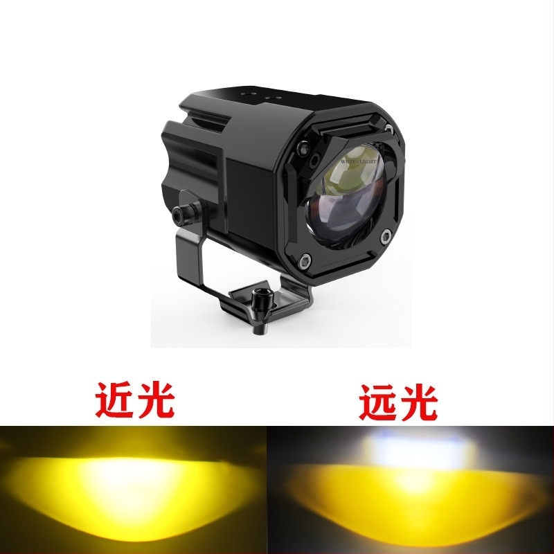 Külső LED reflektor motorokra és elektromos járművekre, 12-24V, 60W, 7500 lm, IP67, modell Jg-mt05-fx