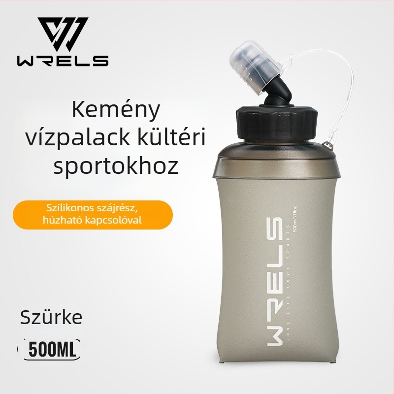 Kültéri sportvíztáska összecsukható dizájnnal, TPU és szilikon szájadékkal, ideális futáshoz és túrázáshoz