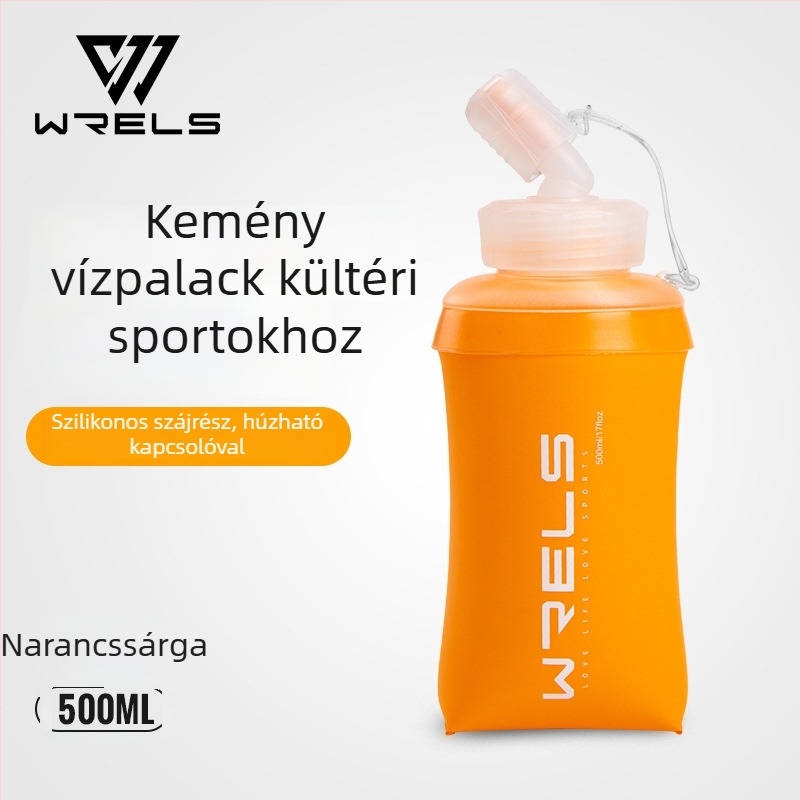 Kültéri sportvíztáska összecsukható dizájnnal, TPU és szilikon szájadékkal, ideális futáshoz és túrázáshoz