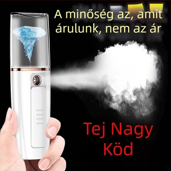Arc hidratáló permetező készülék, hordozható, újratölthető szépség eszköz, Modell 008, hideg permet, legfeljebb 10 s