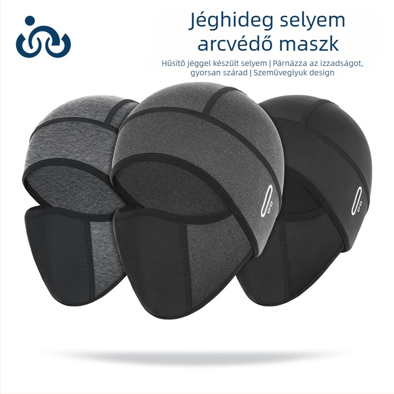 Nyári kerékpáros sapka férfiaknak, szélálló, légáteresztő Ice Silk anyag, belső bélés a bukósisakhoz