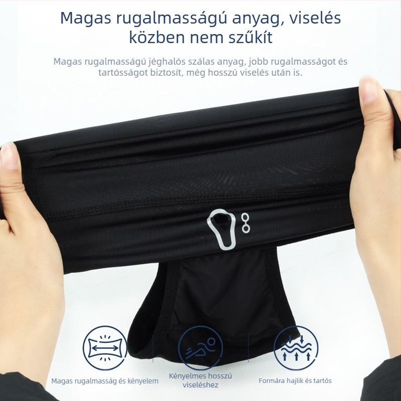 Nyári kerékpáros sapka férfiaknak, szélálló, légáteresztő Ice Silk anyag, belső bélés a bukósisakhoz