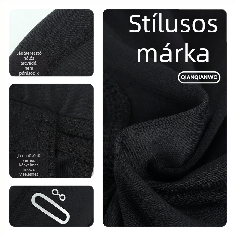 Nyári kerékpáros sapka férfiaknak, szélálló, légáteresztő Ice Silk anyag, belső bélés a bukósisakhoz
