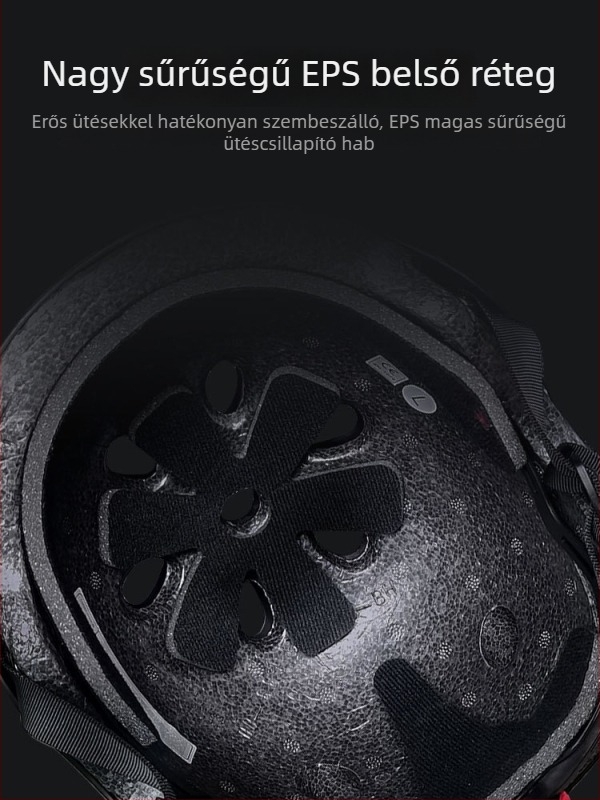 Conrell gyermek kerékpáros sisak, ABS anyag, logó nyomtatva, testreszabható