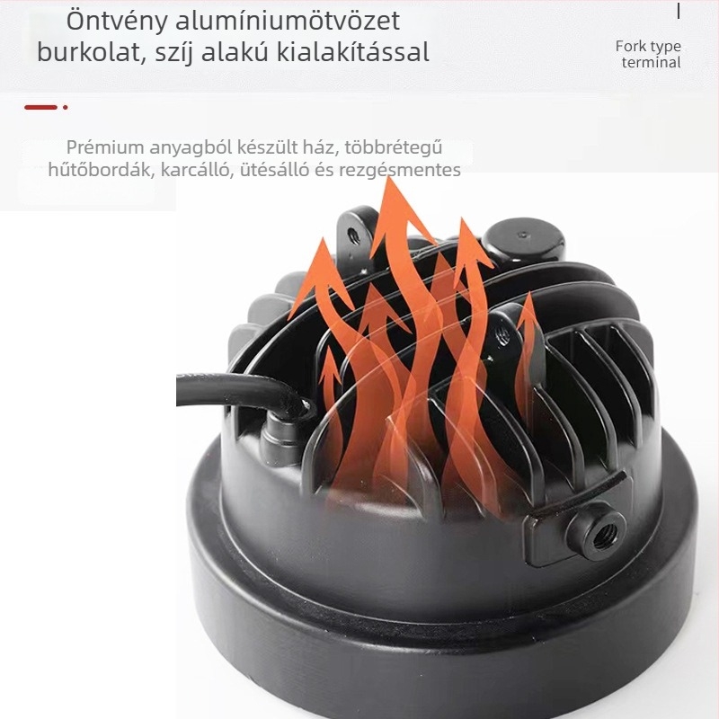 LED autó lámpák, IP67 vízálló, 12-50V, 30W, 3000 lm