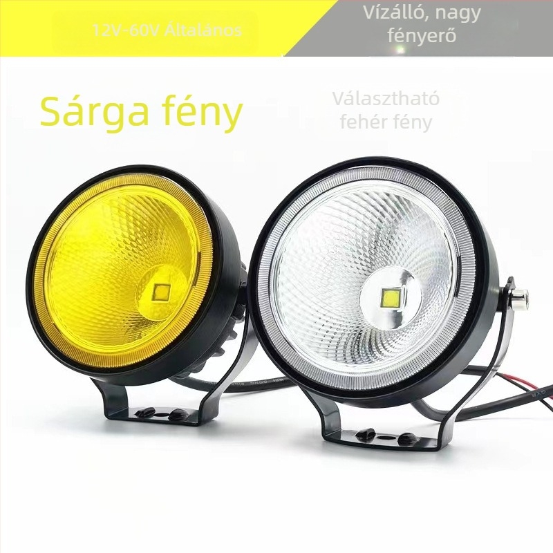 LED autó lámpák, IP67 vízálló, 12-50V, 30W, 3000 lm