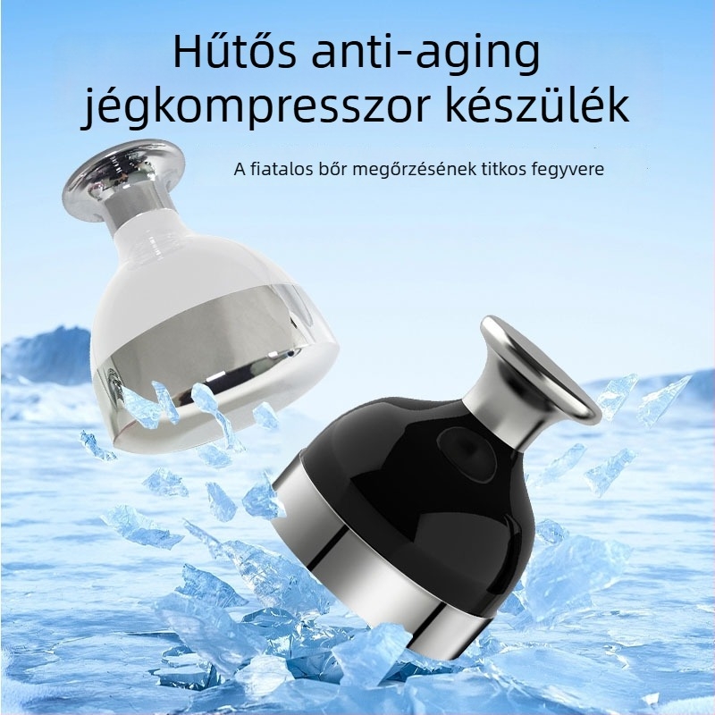 Arc jeges nyomó arcra – pórusösszehúzás, posztoperatív hűtés, hordozható, IPX7 vízálló, háztartási használatra, akkumulátor nélküli