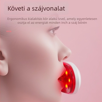 Ajak-szépség eszköz — hordozható LED-melegítés, infravörös fény, kollagénes ajaktöltő, beépített 300–500 mAh akkumulátor, IPX-2 vízálló, otthoni használatra