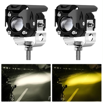 LED motorkerékpár fényszóró - Duál fény, reflexkupak, repülőgép-alumínium, M1 modell