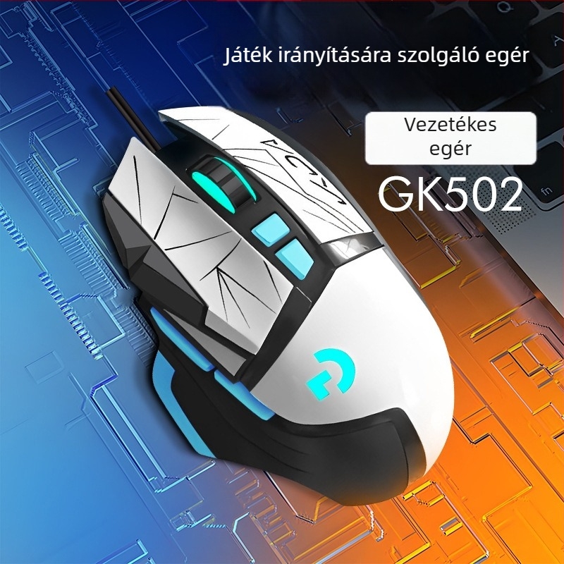 Optikai egér USB, 4000 DPI, 2.4GHz vezeték nélküli, 5 gomb (asztali számítógépekhez)
