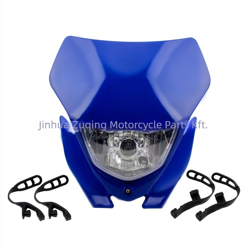 Off-road motorkerékpár fényszóró, Kawasaki KLX-kompatibilis, ABS ház, 12V, 35W halogén, 4000 lumen