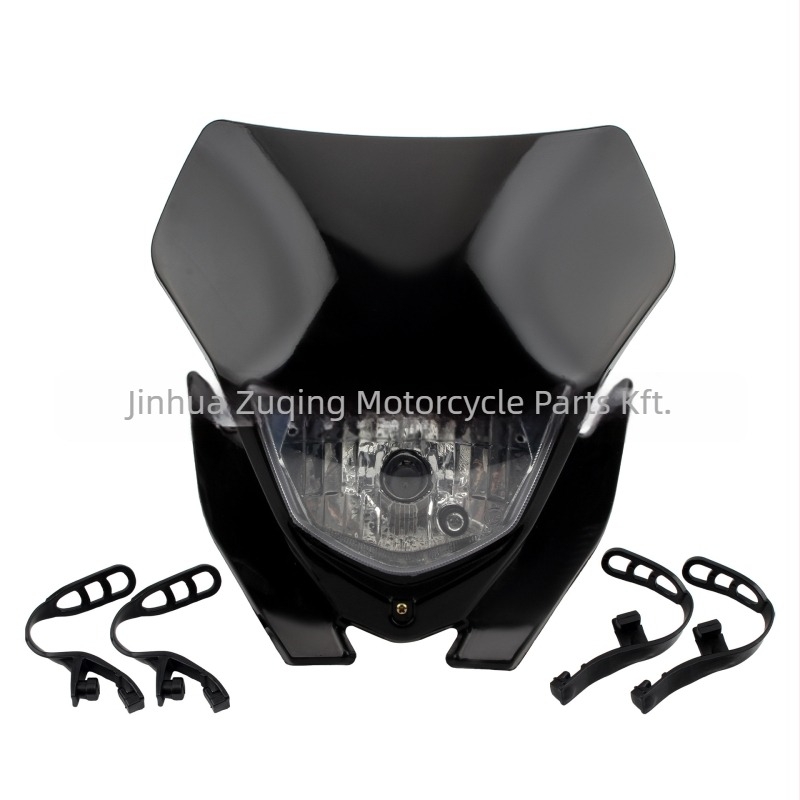 Off-road motorkerékpár fényszóró, Kawasaki KLX-kompatibilis, ABS ház, 12V, 35W halogén, 4000 lumen