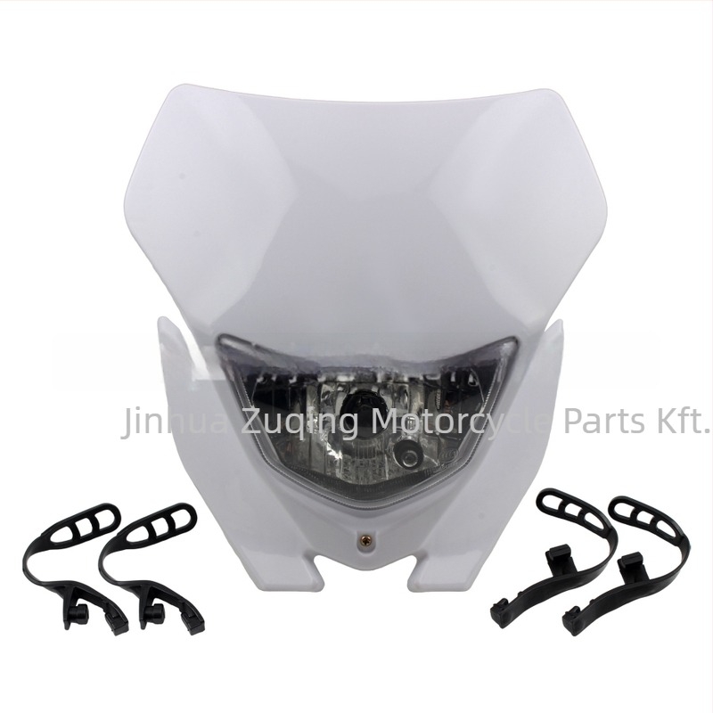 Off-road motorkerékpár fényszóró, Kawasaki KLX-kompatibilis, ABS ház, 12V, 35W halogén, 4000 lumen
