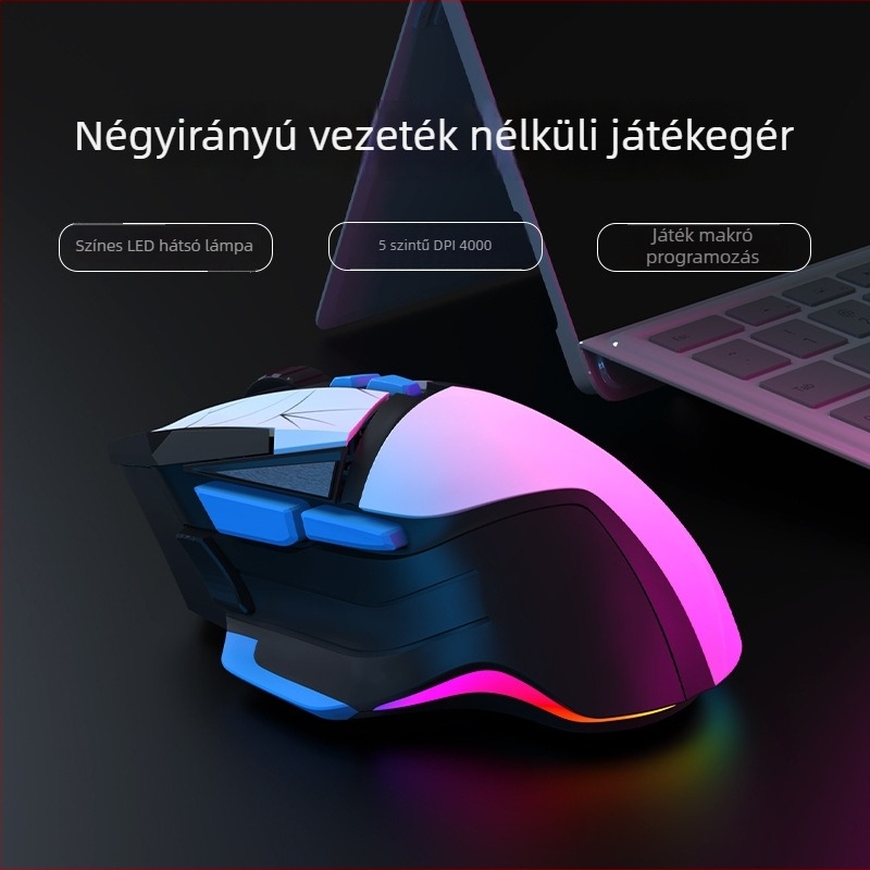 G502 Vezeték nélküli három módú egér | 4000 DPI, 7 gomb, USB interfész, 2.4GHz/Bluetooth, 10 m hatótáv