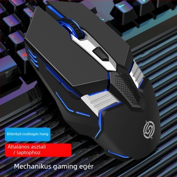 Viper M12 játékoptikai egér, 4000 DPI, USB kábeles, 6 gomb, ergonikus kialakítás