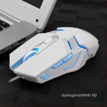 Viper M12 játékoptikai egér, 4000 DPI, USB kábeles, 6 gomb, ergonikus kialakítás