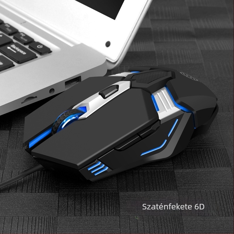 Viper M12 játékoptikai egér, 4000 DPI, USB kábeles, 6 gomb, ergonikus kialakítás