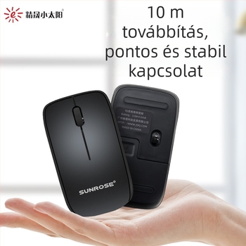 Optikai USB egér, 1000dpi, állítható 5 fokozat, ergonómiai kialakítás, modell Jingsheng Little Sun T6