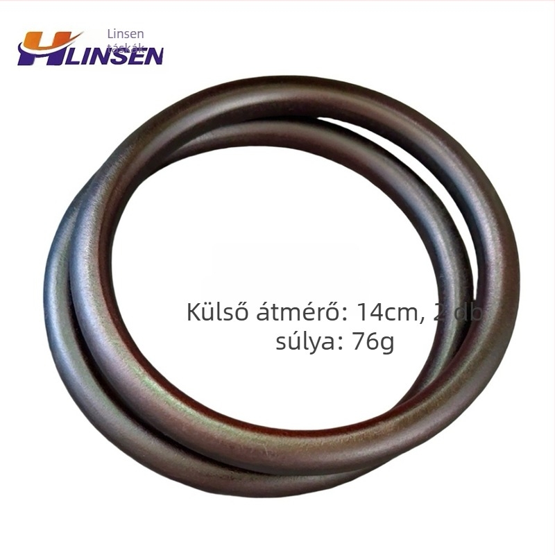 Fa kör alakú táska fogó, kötött kézműves kiegészítő, ultra könnyű, 2024 tavasz, licencelt magáncímke