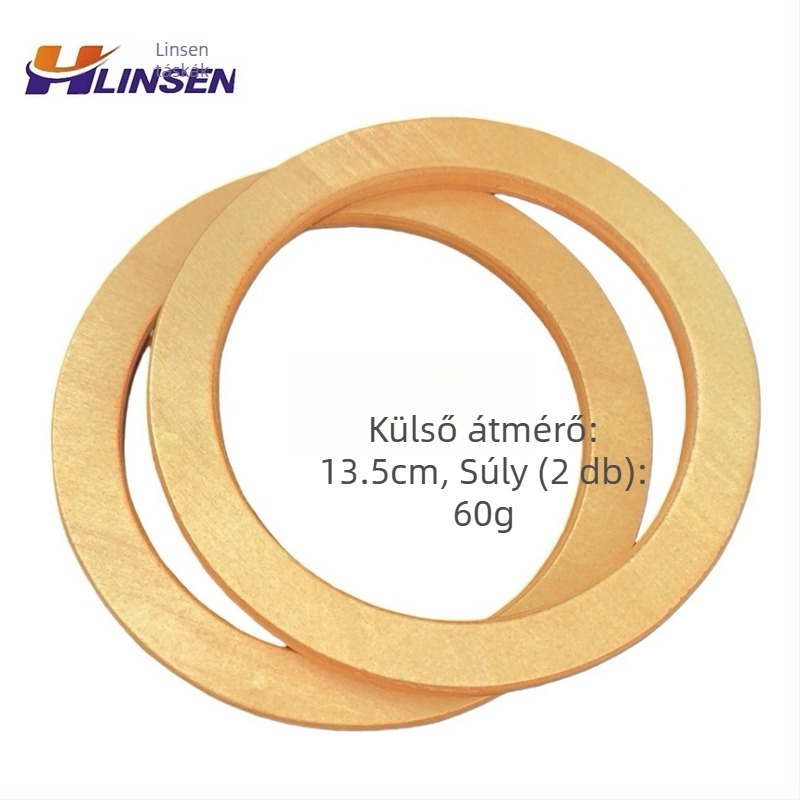 Fa kör alakú táska fogó, kötött kézműves kiegészítő, ultra könnyű, 2024 tavasz, licencelt magáncímke