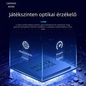 Optikai vezetékes gaming egér világítási funkcióval, 3500 DPI, 6 gomb, USB, 1,5 m kábel