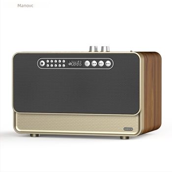 Fa tokozású vezeték nélküli Bluetooth hangszóró, beépített akkumulátor (Bluetooth 5.0; 30W; 100 Hz–20 kHz; SNR ≥70 dB; 2000–4000 mAh)