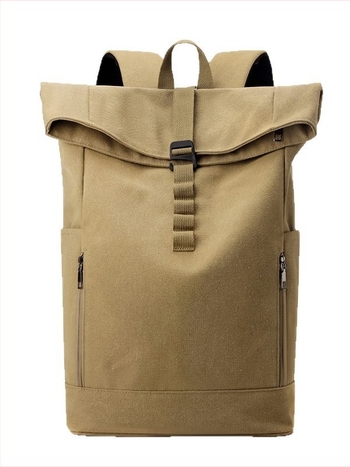 Unisex vászon hátizsák, 20–35L kapacitás, vízálló, hajlított vállpánt, városi minimalist stílus, utazáshoz és mindennapi közlekedéshez