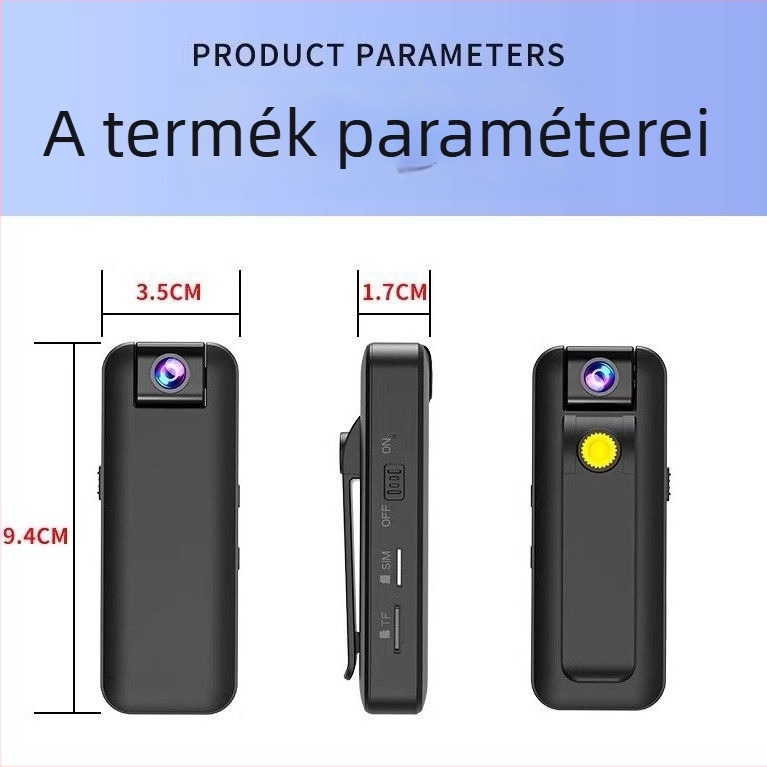 Vezeték nélküli videokamera 4x optikai zoom, 20 MP CCD szenzor, 1,5 hüvelykes LCD kijelző.