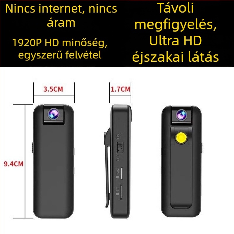 Vezeték nélküli videokamera 4x optikai zoom, 20 MP CCD szenzor, 1,5 hüvelykes LCD kijelző.