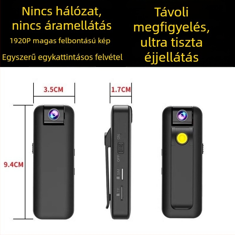 Vezeték nélküli videokamera 4x optikai zoom, 20 MP CCD szenzor, 1,5 hüvelykes LCD kijelző.