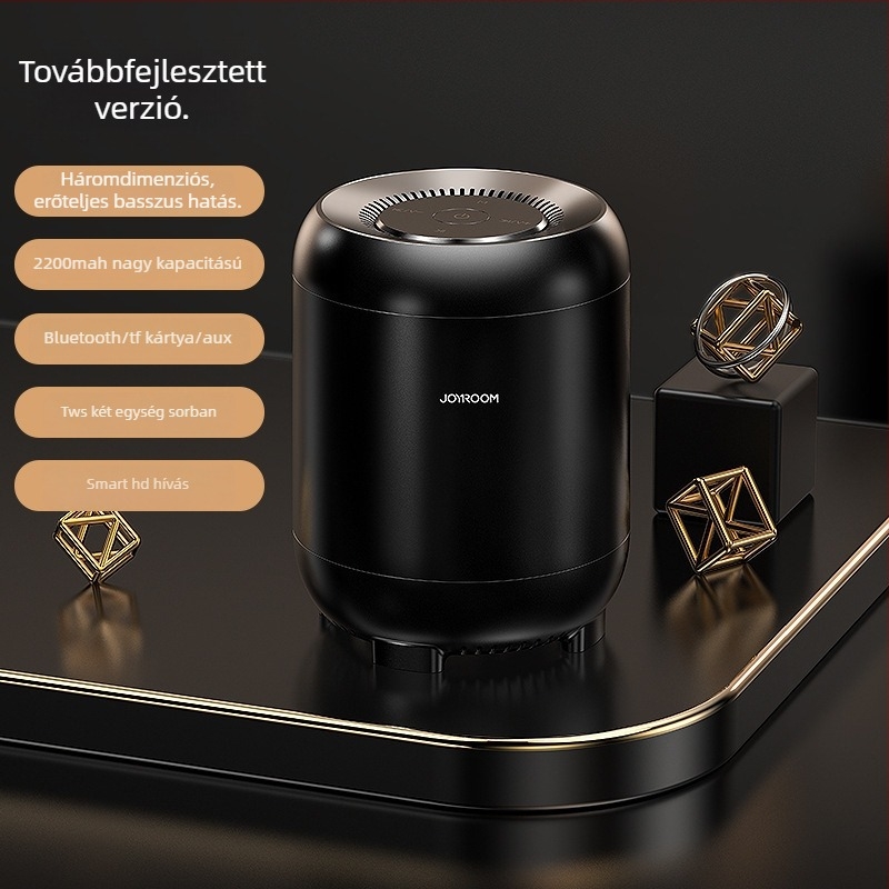 Bluetooth hangszóró, kompakt, vezeték nélküli mini hangsugárzó mély basszussal, kiváló hangzás otthonra, az autóba és az útra