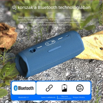 Flip6 kaleidoszkóp Bluetooth hangfal – 6. generáció, hordozható kültéri, vezeték nélküli, 10W, IPX4, Bluetooth 5.3, beépített akkumulátor 1200–2000 mAh, 100 Hz–20 kHz